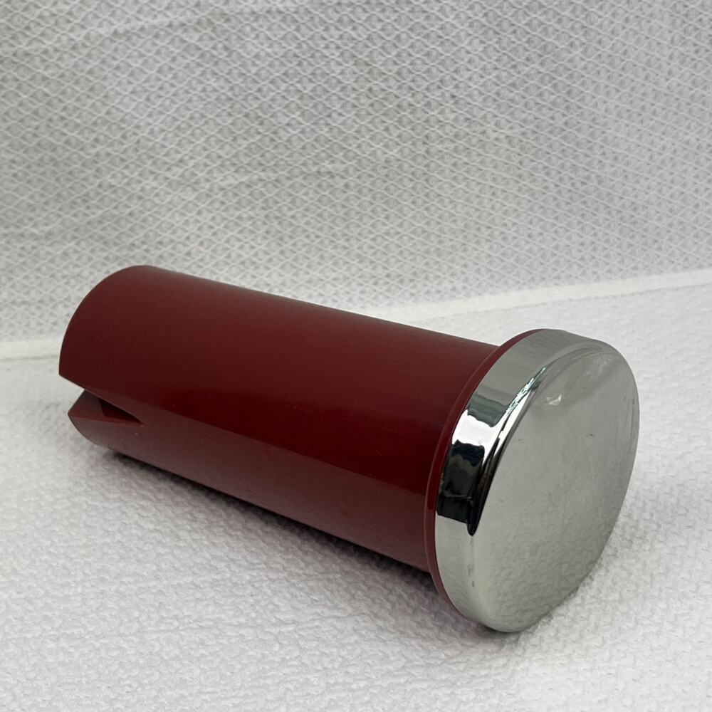 Jack LaLanne Fusion Juicer MT-1020 Food Pusher Plunger Red Chrome OEM Part